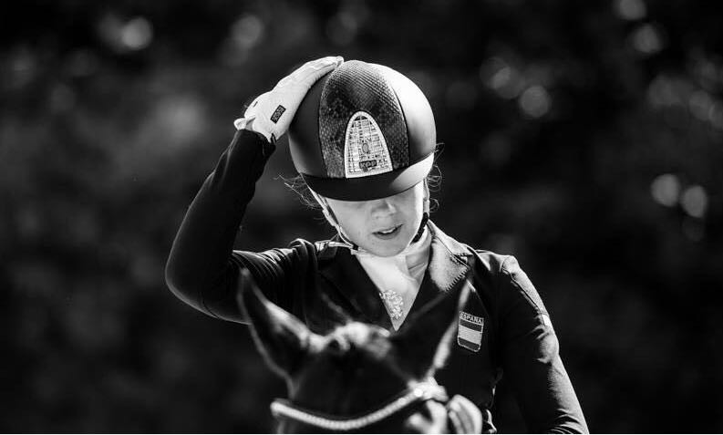 Ane Martin Ladron en el Cpto Europa de Doma Clásica Ponis en Kaposvar (Hungria)